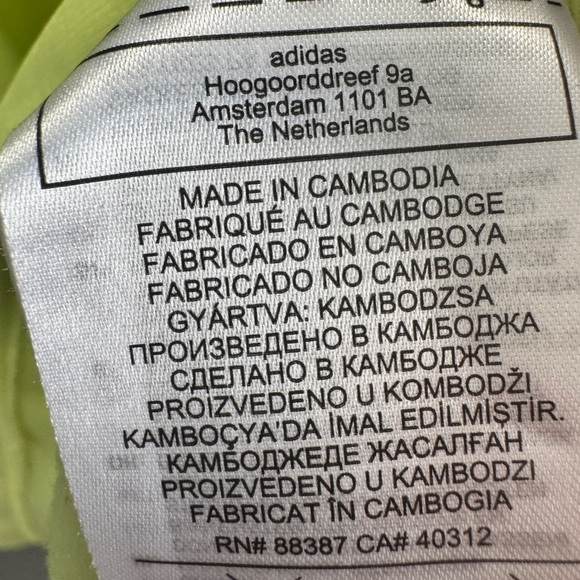 Adidas A-Line Skirt with Contrast Stripes Yellow - Picture 12 of 12